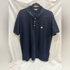 Moncler Blue Polo Shirt